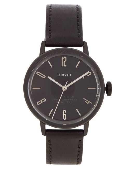 Tsovet SVT-CN38 leather watch