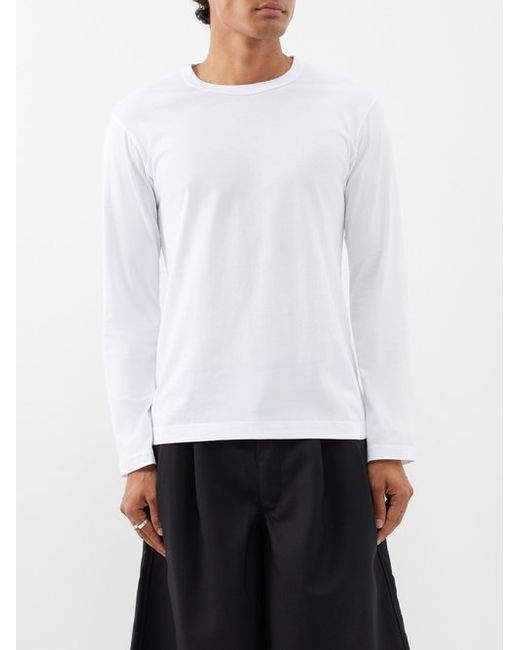 Comme Des Garçons Forever Cotton-jersey Long-sleeved T-shirt