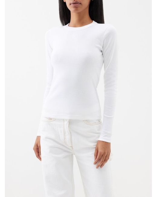 Saks Potts Eloise Organic-cotton Long-sleeved T-shirt