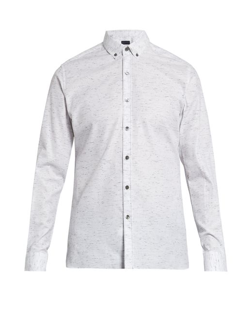 Lanvin Button-down cotton-blend shirt