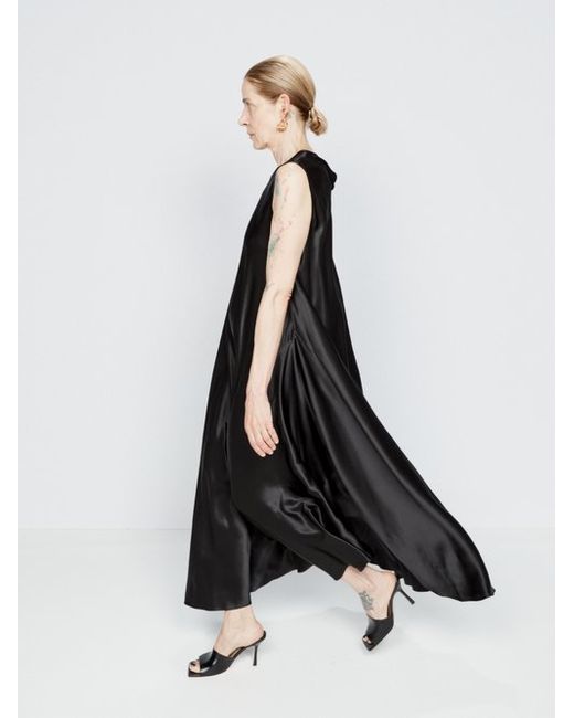 Raey Panelled Silk-satin Full Slip Dress
