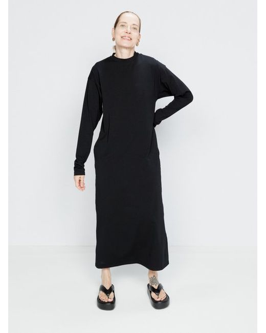 Raey Long-sleeved Organic-cotton Cocoon Jersey Dress