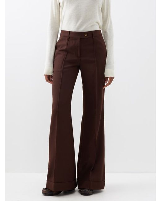 Acne Studios Pinna Flared Suit Trousers