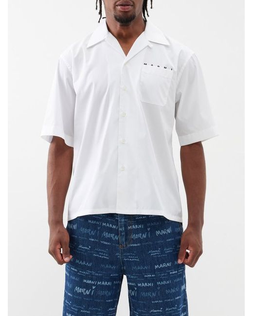 Marni Cotton-poplin Bowling Shirt