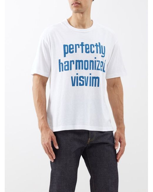 Visvim Jumbo Phv-print Cotton-blend T-shirt