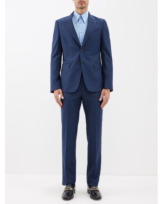 Gucci London Wool Blend Single-breasted Suit