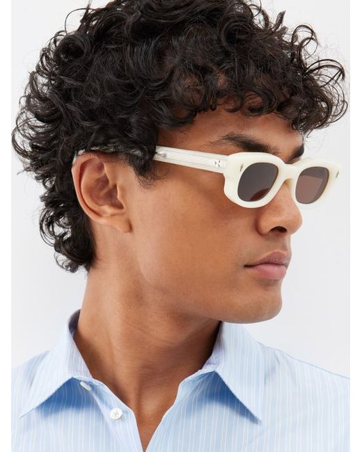 Jacques Marie Mage Whiskeyclone Square Acetate Sunglasses