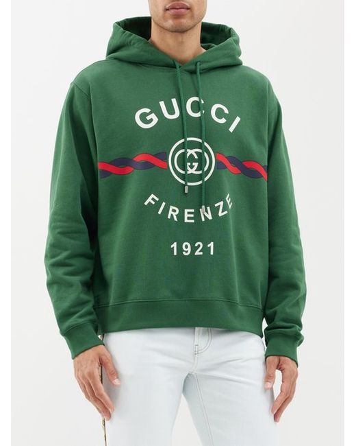Gucci Firenze 1921 Cotton-jersey Hoodie