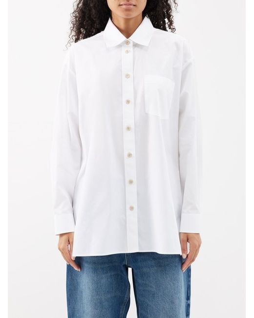 Gucci Oversized Cotton-poplin Shirt