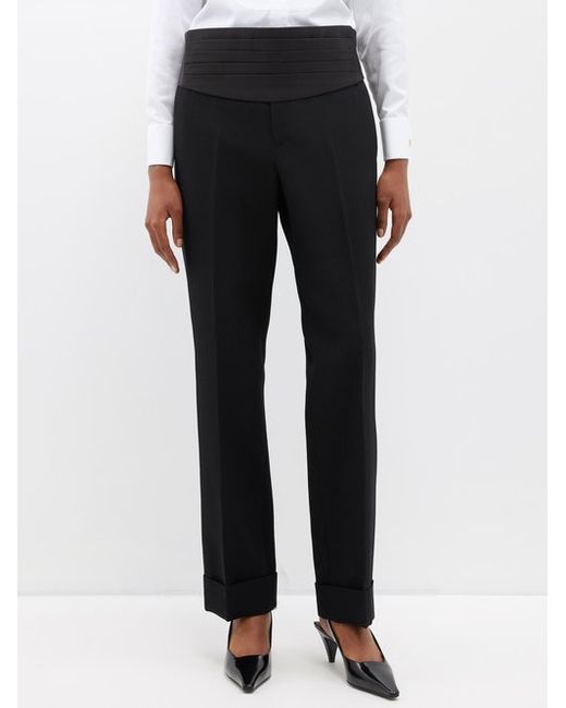 Gucci Wool Tuxedo Suit Trousers