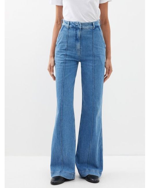 Another Tomorrow High-rise Wide-leg Jeans