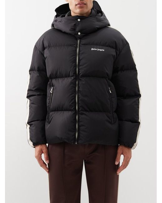 Palm Angels Track Hooded Down Jacket