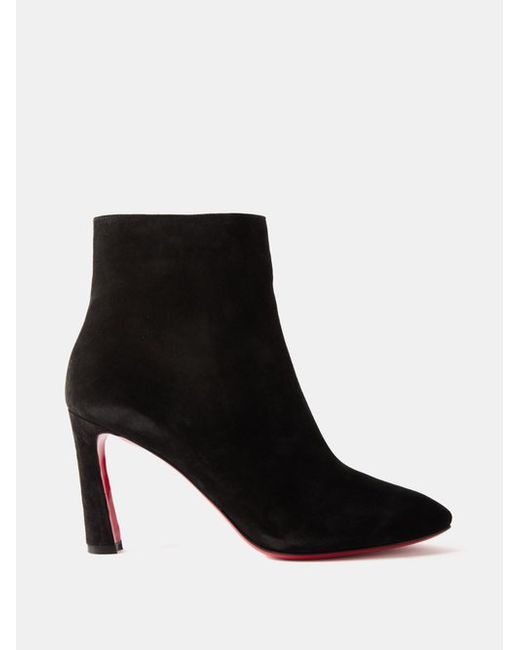 Christian Louboutin So Eleanor 85 Suede Ankle Boots