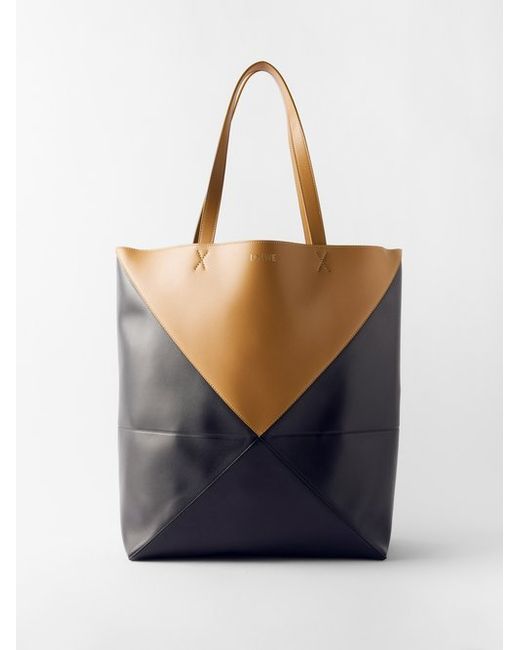 Loewe Puzzle Fold Large Leather Tote Bag