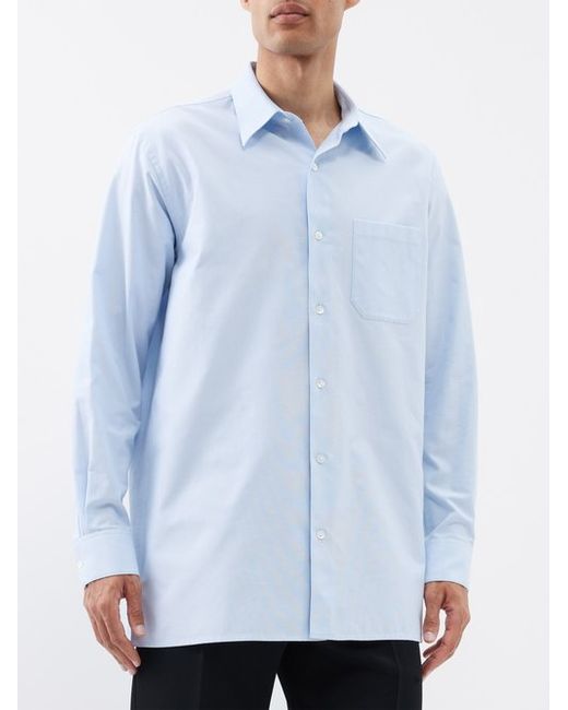 The Row Melvin Oversized Cotton-oxford Shirt