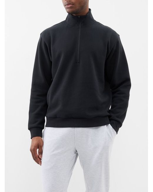 Lululemon Half-zip Oversized Cotton-blend Scuba Sweatshirt