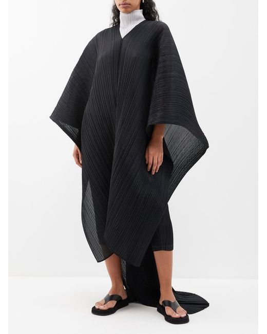 Pleats Please By Issey Miyake Technical-pleated Poncho