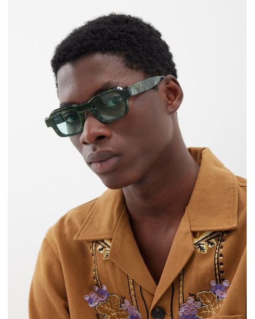 Thierry Lasry Flexxxy Square Acetate Sunglasses