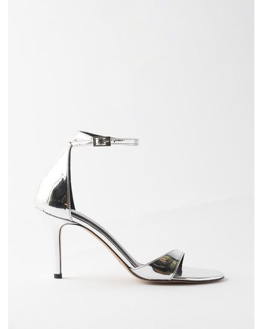 Isabel Marant Ailisa-gd Mirrored-leather Sandals