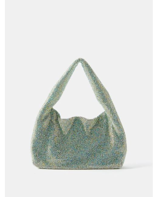 Kara Crystal-embellished Mini Mesh Shoulder Bag