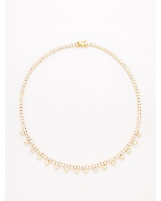 Fallon Heart Crystal-embellished Necklace