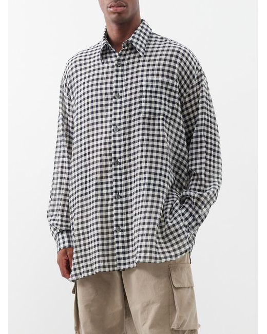 Our Legacy Oversized Gingham Shirt