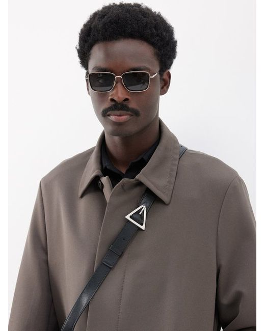 Dior Diorblacksuit S9u Square Metal Sunglasses