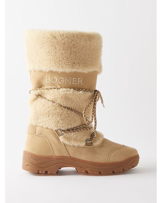Bogner Alta Badia 2 Suede And Shearling Boots