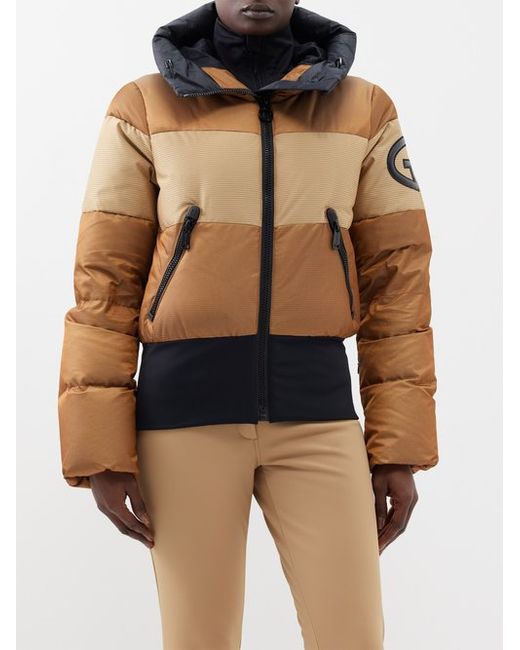 Goldbergh Fever Cropped Quilted Down Ski Jacket
