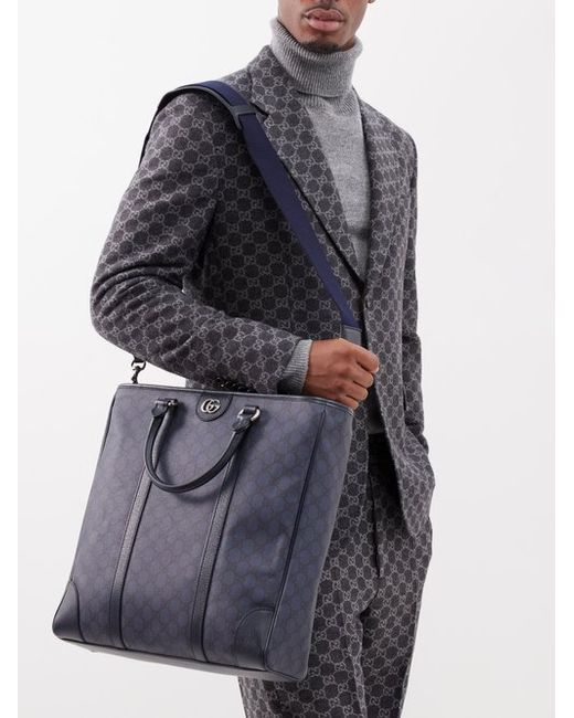 Gucci Ophidia Medium Gg Supreme Canvas Tote Bag