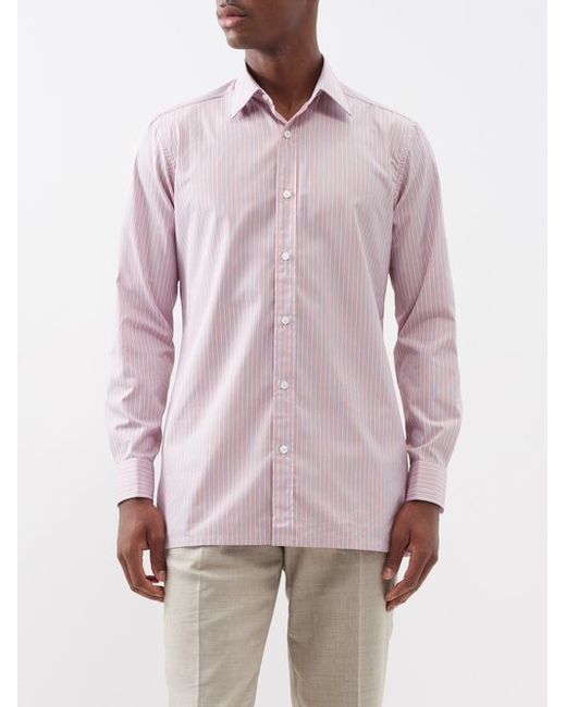 Charvet Striped Slim-fit Cotton Shirt