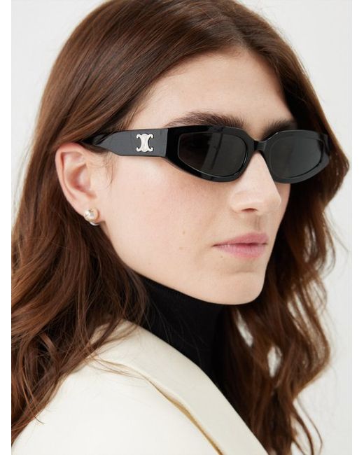 Celine Triomphe Cat-eye Acetate Sunglasses
