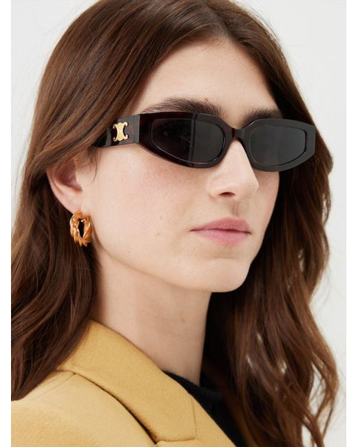 Celine Triomphe Cat-eye acetate Sunglasses