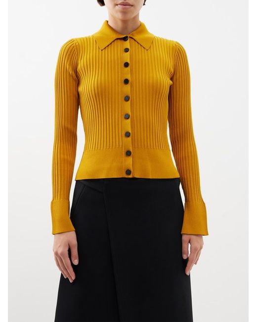 Proenza Schouler Midweight Ribbed-knit Cardigan