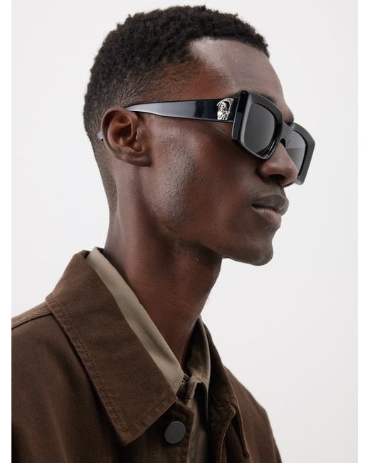Cutler & Gross X The Great Frog Reaper Square Acetate Sunglasses