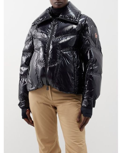 Moncler Grenoble Cluses High-shine Quilted Down Ski Jacket