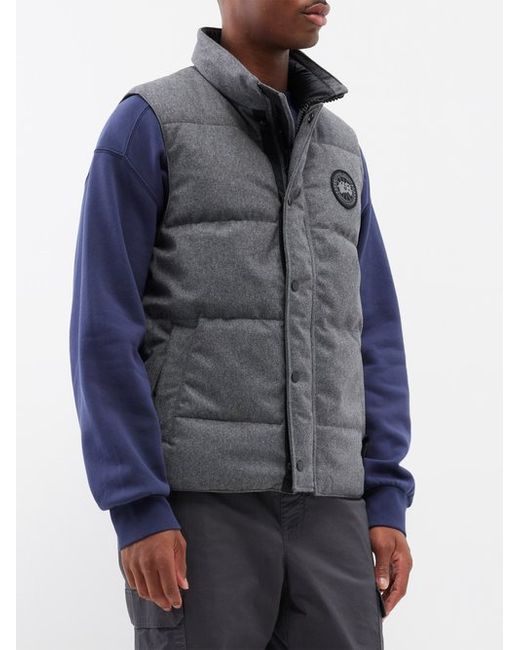 Canada Goose Garson Recycled-wool Blend Down Gilet