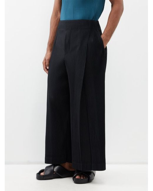 Homme Pliss Issey Miyake Mc October Technical-pleated Trousers