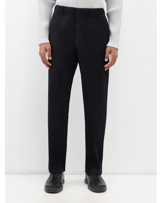 Homme Pliss Issey Miyake Technical-pleated Trousers