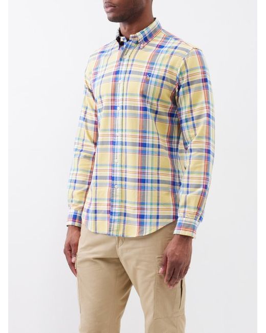 Polo Ralph Lauren Custom-fit Checked Cotton-oxford Shirt