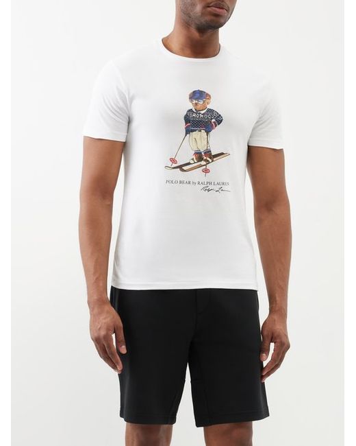 Polo Ralph Lauren Ski Bear Short-sleeve Cotton T-shirt