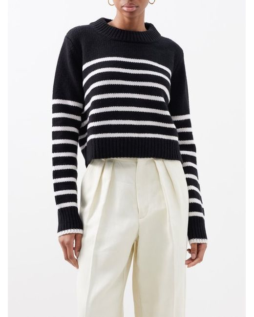 La Ligne Marin Striped Wool-blend Sweater