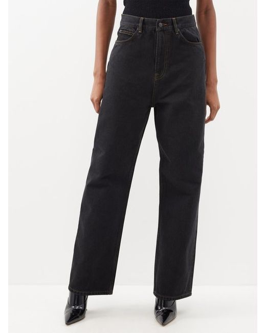Wardrobe.Nyc Low-rise Wide-leg Jeans
