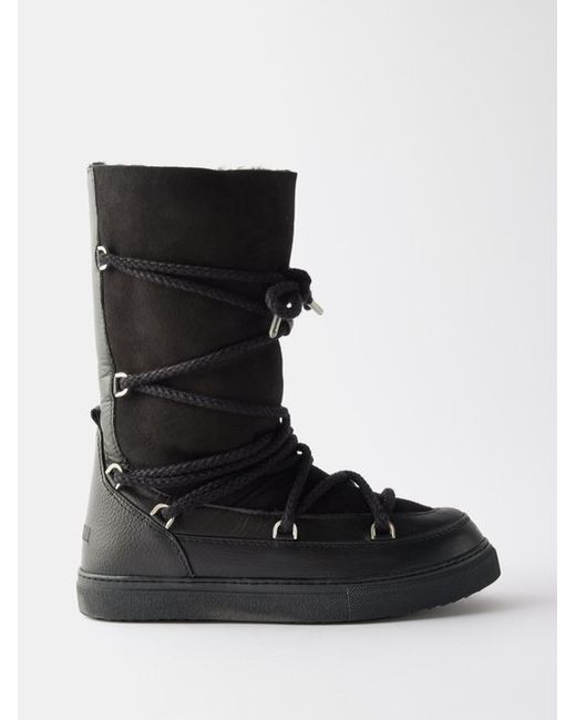 Inuikii Classic Leather And Suede Lace-up Boots
