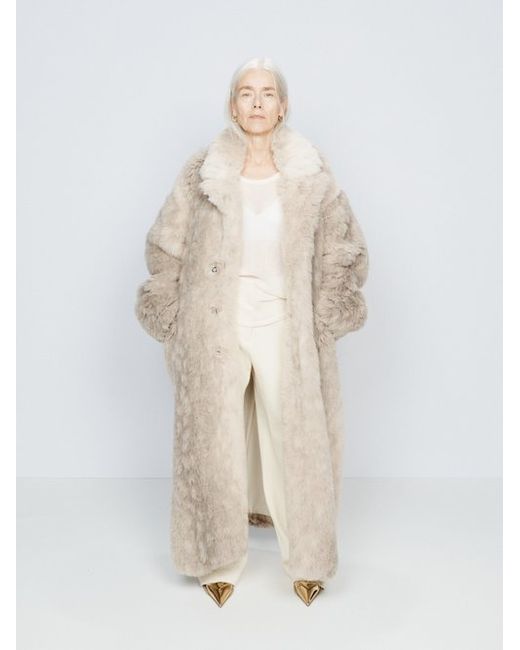 Raey Oversized Faux-fur Maxi Coat