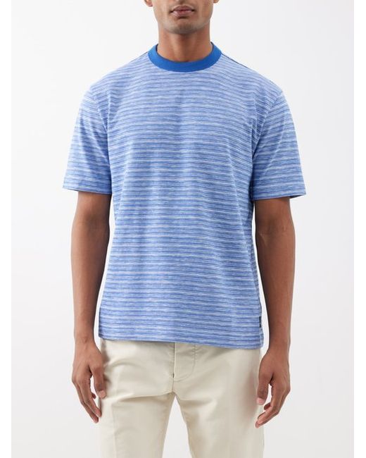 PS Paul Smith Striped Cotton-jersey T-shirt