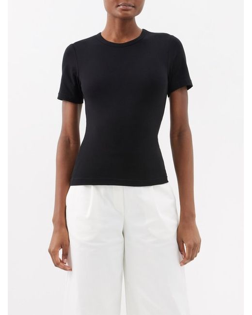Matteau Fitted Organic Cotton-blend Jersey T-shirt