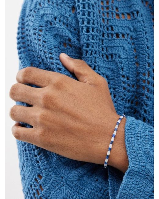 Miansai Kai Lapis Lazuli Sterling-silver Bracelet