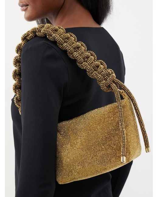 Kara Crystal-mesh Shoulder Bag