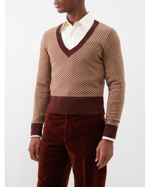 Ben Cobb x Tiger of Sweden Cobera Jacquard-knit Merino Sweater